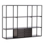 Voir la diapositive 1 : Paris Prix Étagère Design 4 Niveaux  Amaraillo  150cm Noir