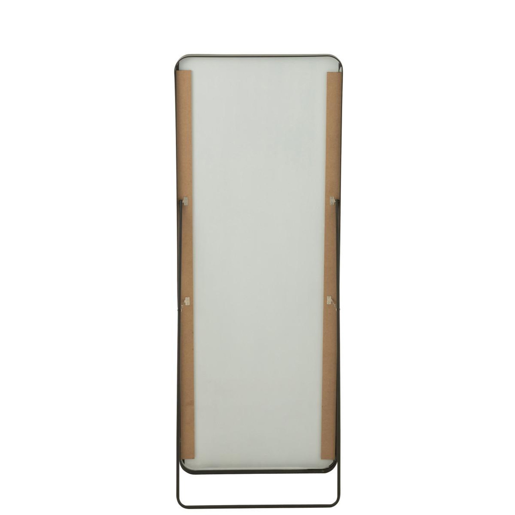 Voir la diapositive 3 : J-LINE Miroir sur Pied Rectangle  Lazaro  150cm Noir