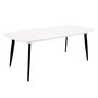 Voir la diapositive 1 : Paris Prix Table à Manger  Polar  240cm Blanc & Noir