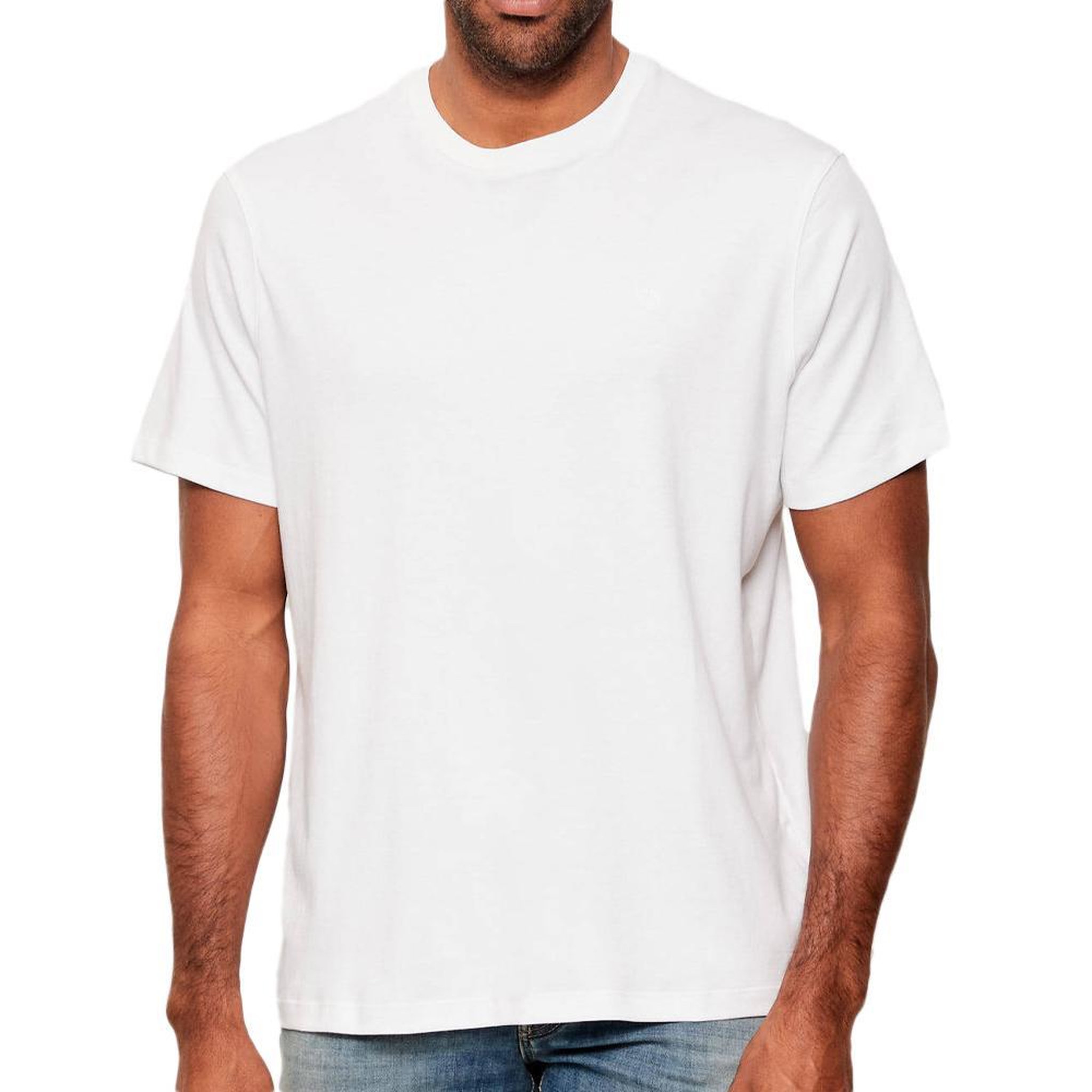 Voir la diapositive 1 : CALVIN KLEIN JEANS T-Shirt Blanc Homme Calvin Klein Jeans Supima