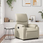 Voir la diapositive 1 : VIDAXL Fauteuil inclinable Creme Similicuir