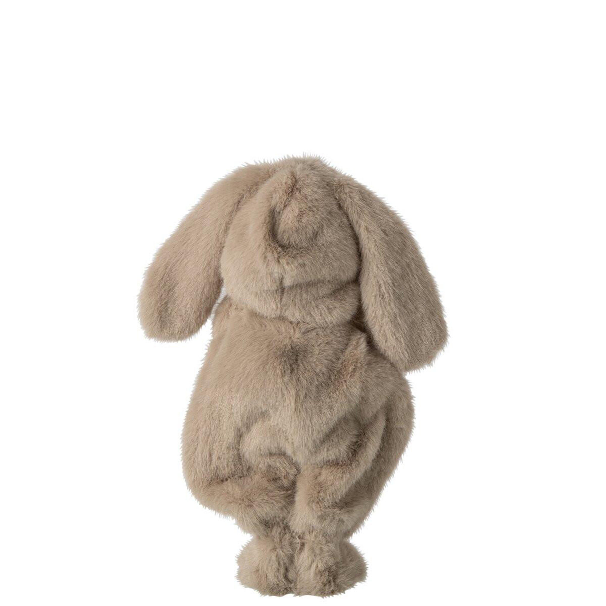 Voir la diapositive 3 : J-LINE Statuette enfant en lapin  laszlo  47cm marron