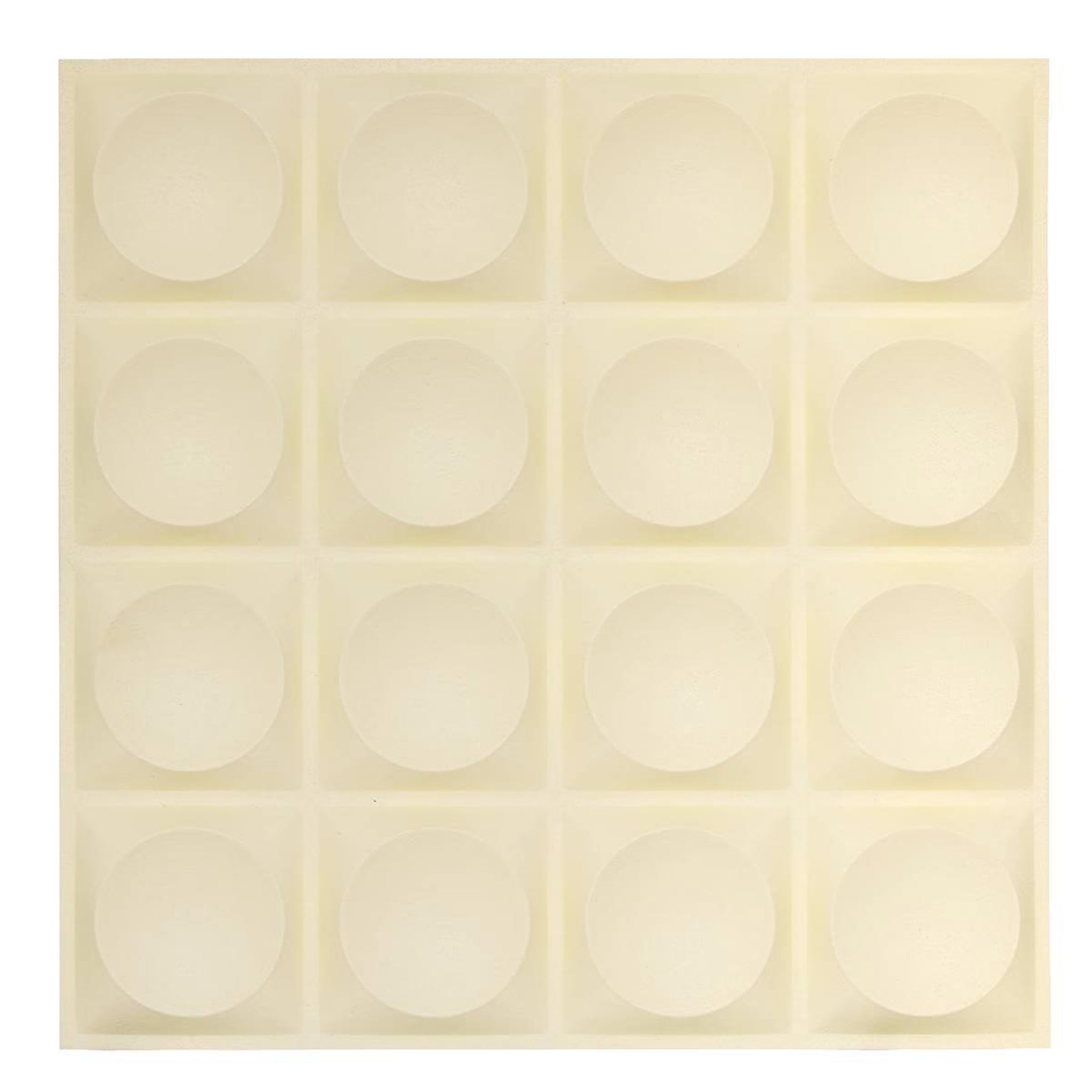 ATMOSPHERA Lot de 2 stickers ronds  oren  50x50cm beige