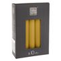 Voir la diapositive 4 : COMPTOIR DE LA BOUGIE Lot de 10 Bougies Bâton  Hugo  16cm Moutarde