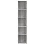 Voir la diapositive 3 : VIDAXL Bibliotheque Sonoma gris 40x30x189 cm Bois d'ingenierie