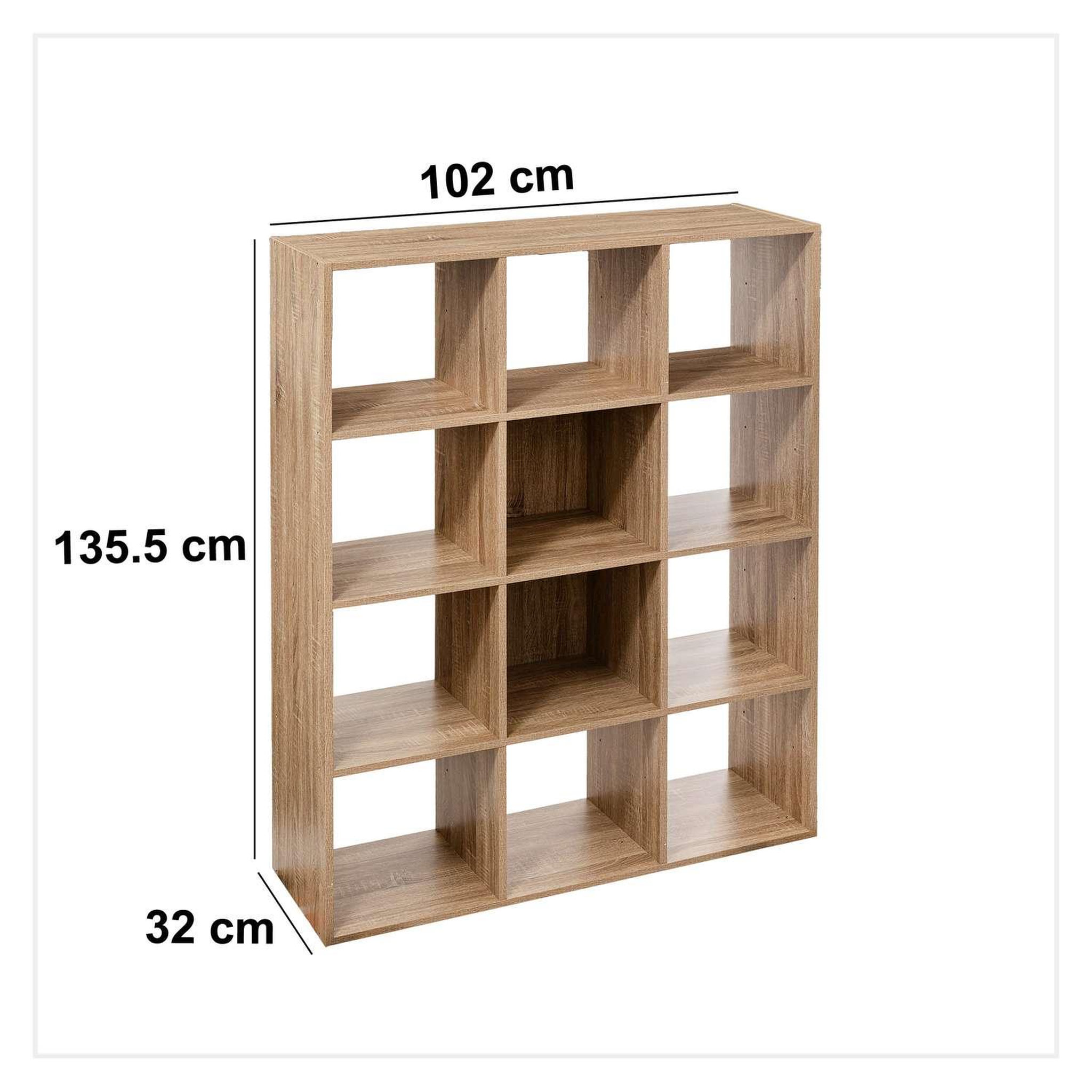 Voir la diapositive 2 : FIVE Étagère 12 cases mix n'modul - beige