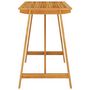 Voir la diapositive 5 : VIDAXL Ensemble de bar de jardin 5 pcs Noir