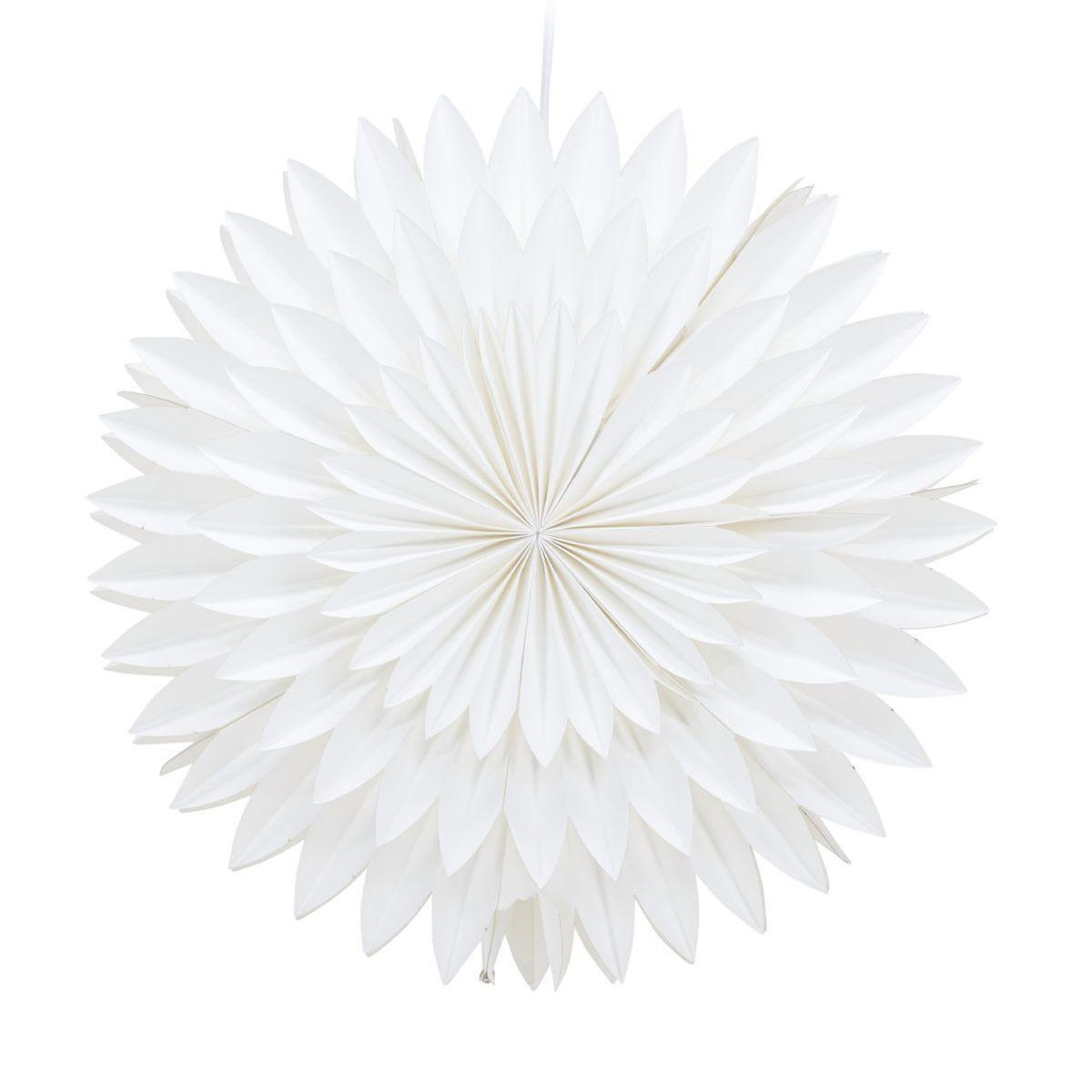 Paris Prix Lampe Suspension Déco  Storlien  46cm Blanc
