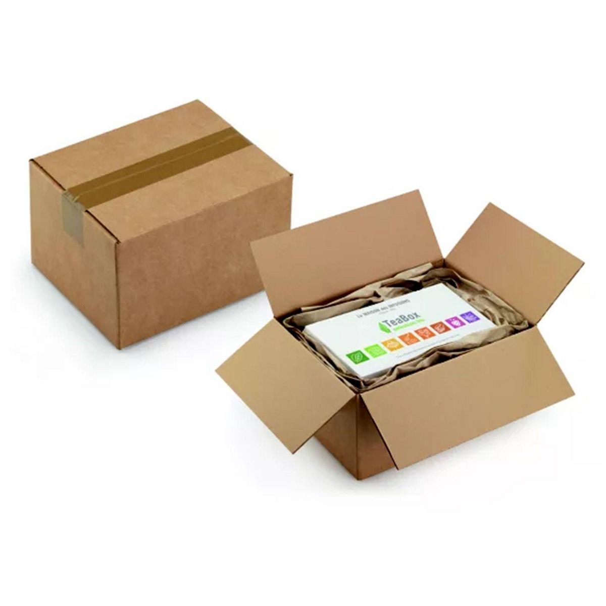 RAJA 20 cartons d'emballage 35 x 35 x 25 cm - Simple cannelure