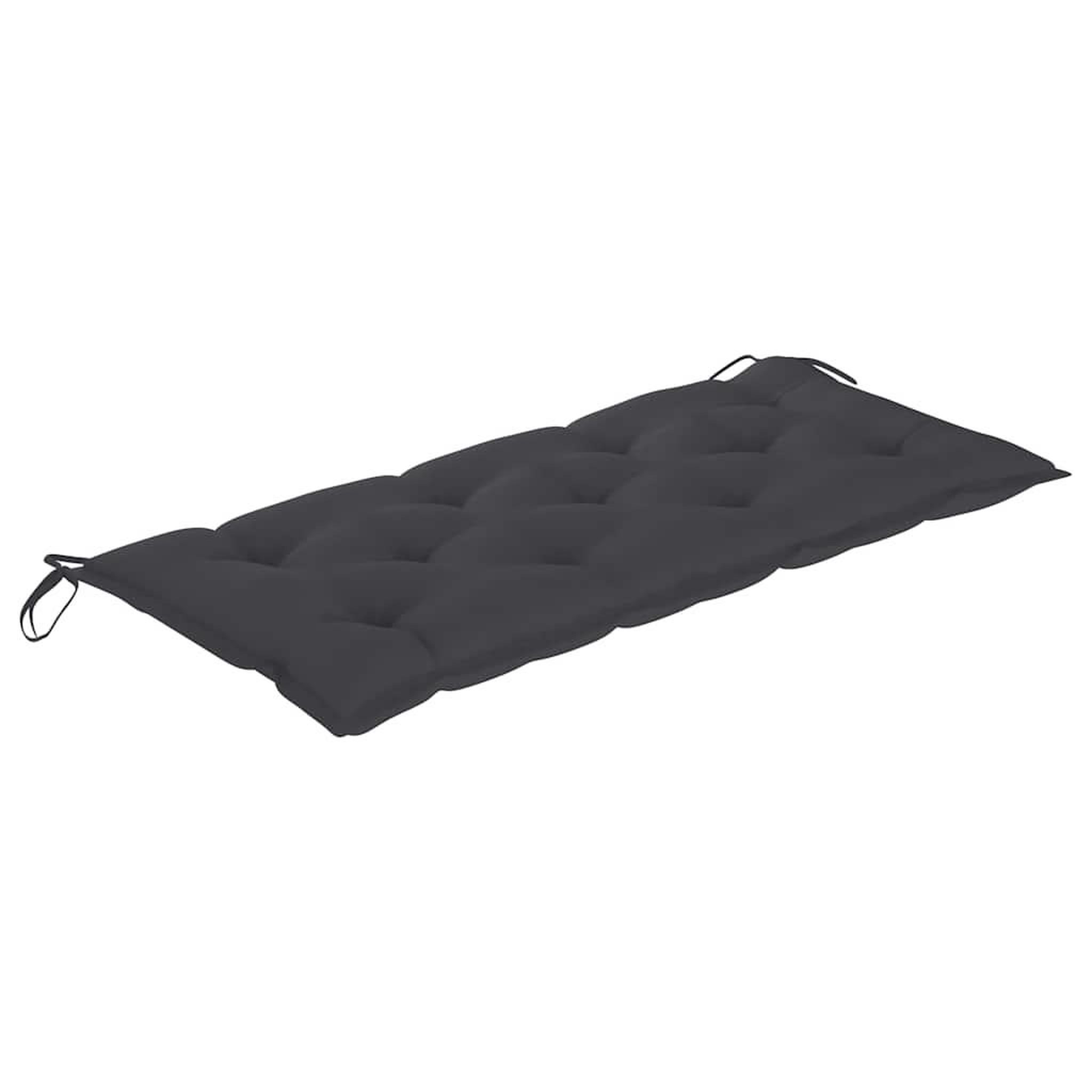 Voir la diapositive 6 : VIDAXL Banc de jardin avec coussin 120 cm Bambou