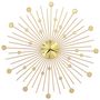 Voir la diapositive 2 : VIDAXL Horloge murale Metal 70 cm Dore
