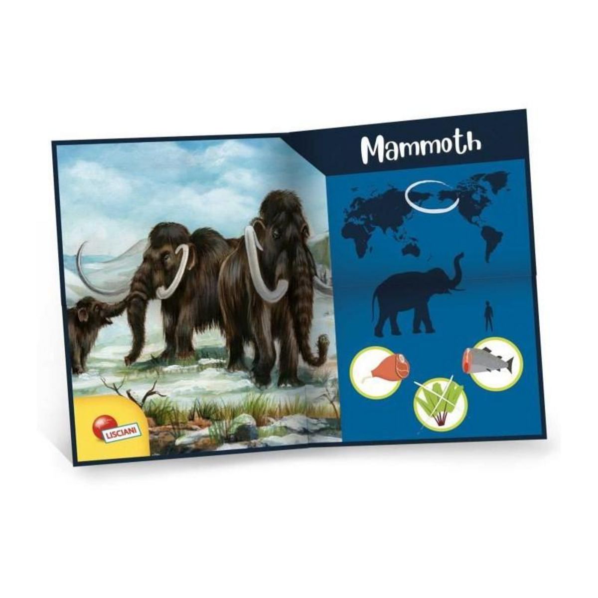 LISCIANI GIOCHI Super kit Mammouth - Kit Scientifique - I'M A GENIUS - Bloc a creuser