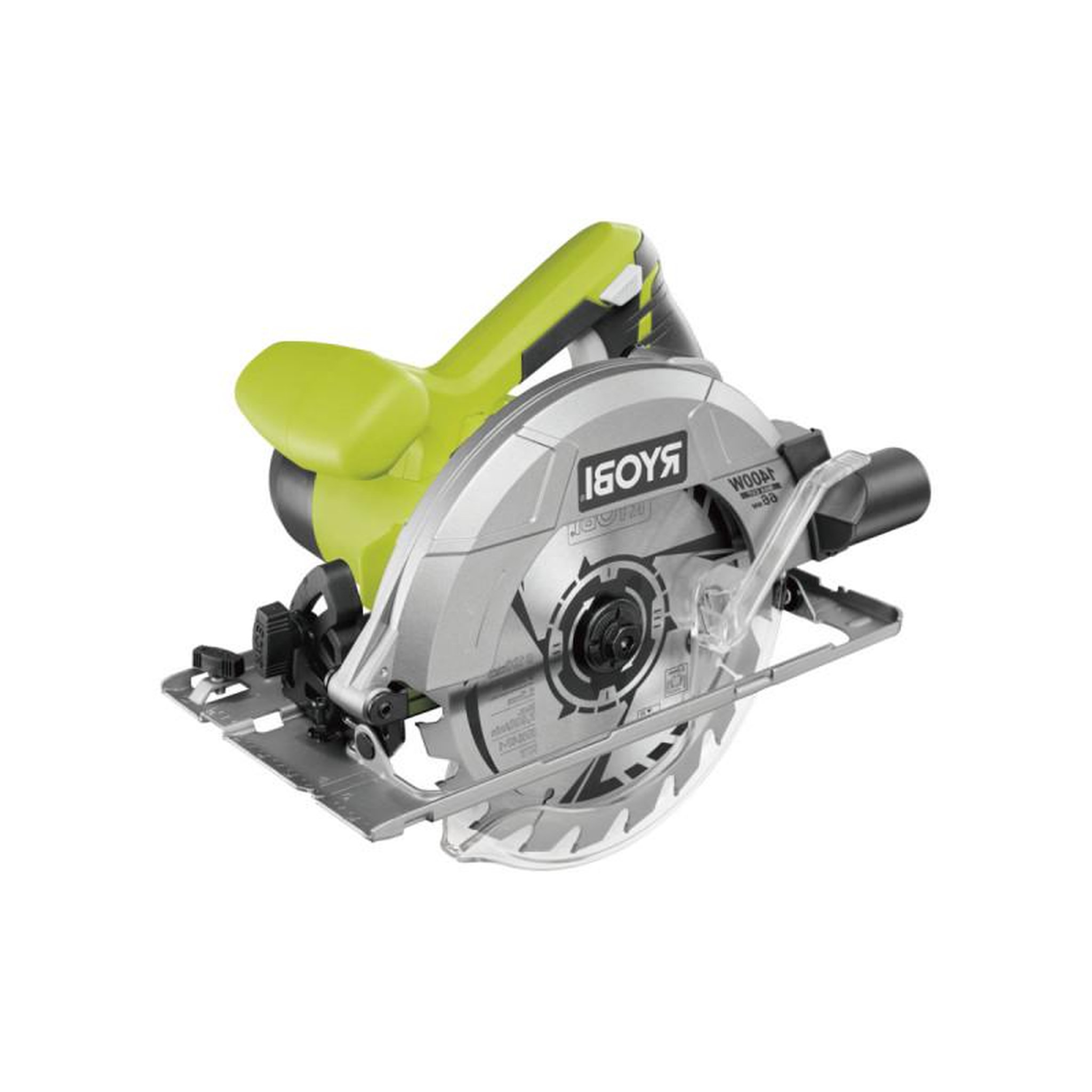Ryobi Scie circulaire RYOBI - 1400W - 66mm - 2 lames - RCS1400-KB48