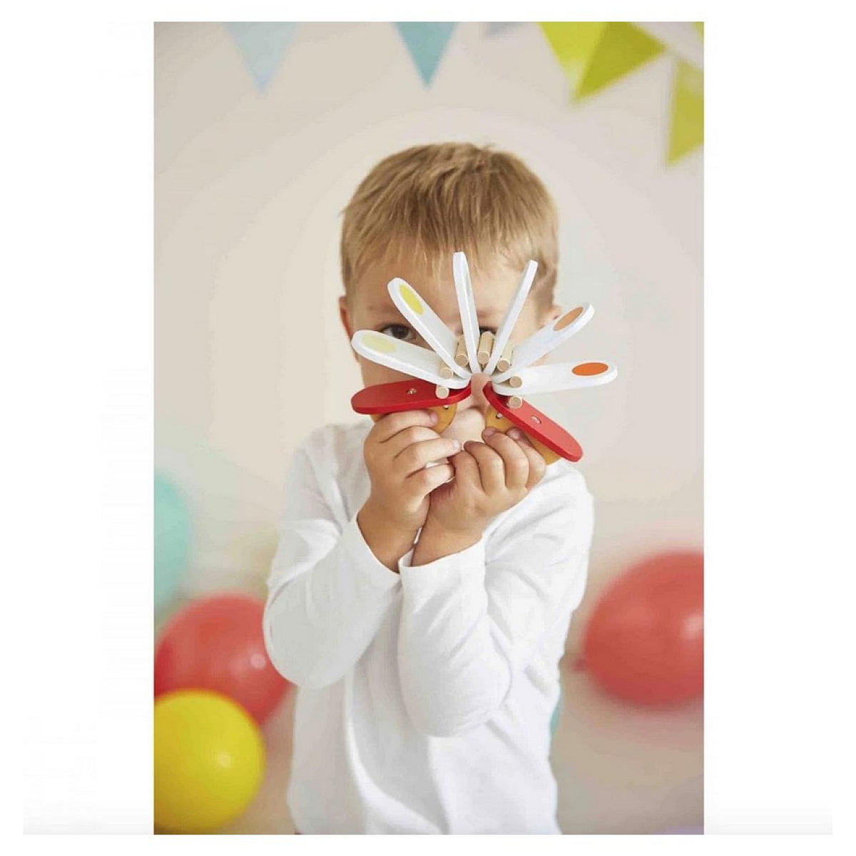 Juratoys-Janod Accordeon Clac Clac - Confetti