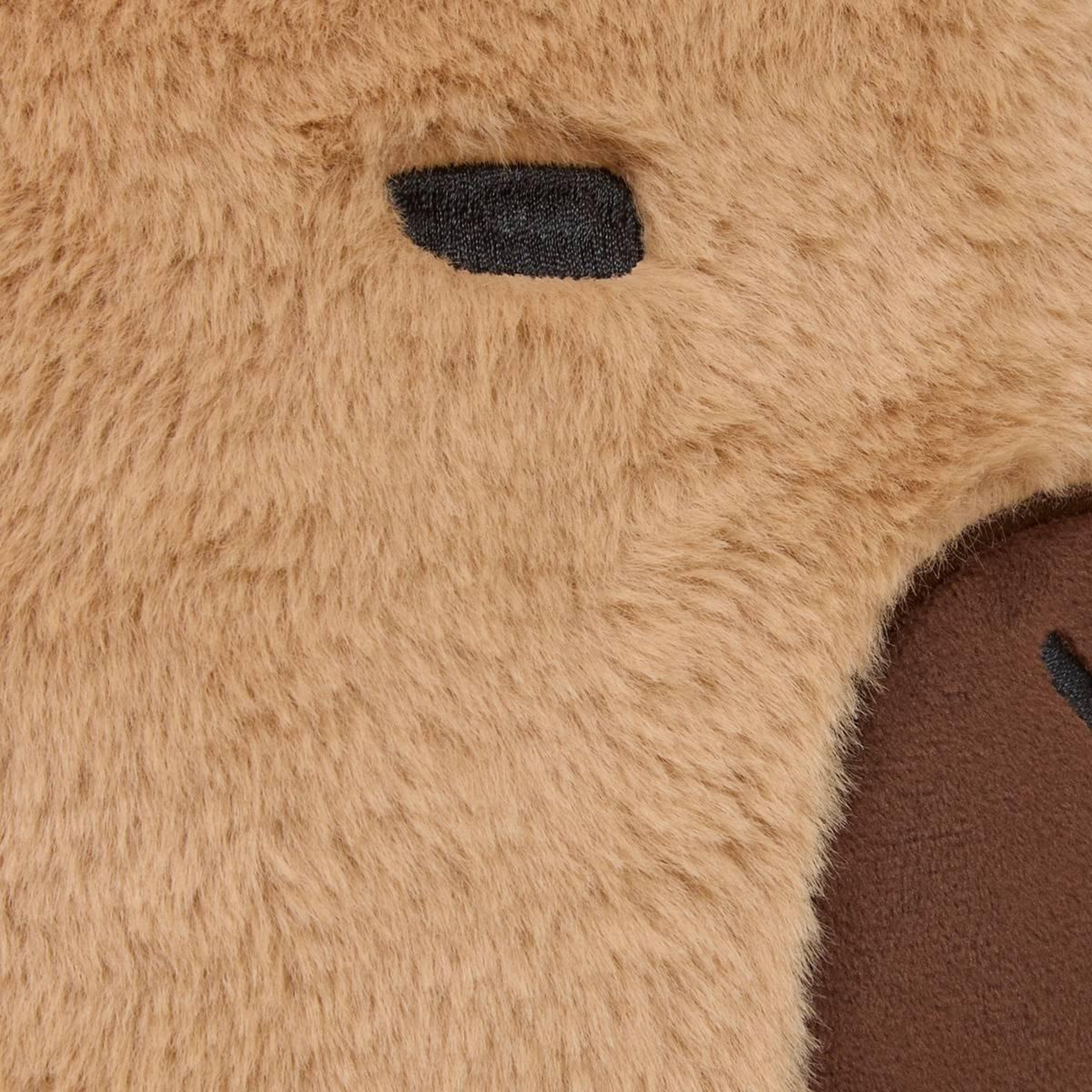 Voir la diapositive 2 : Atmosphera Kids Coussin déco enfant  capy  30cm marron