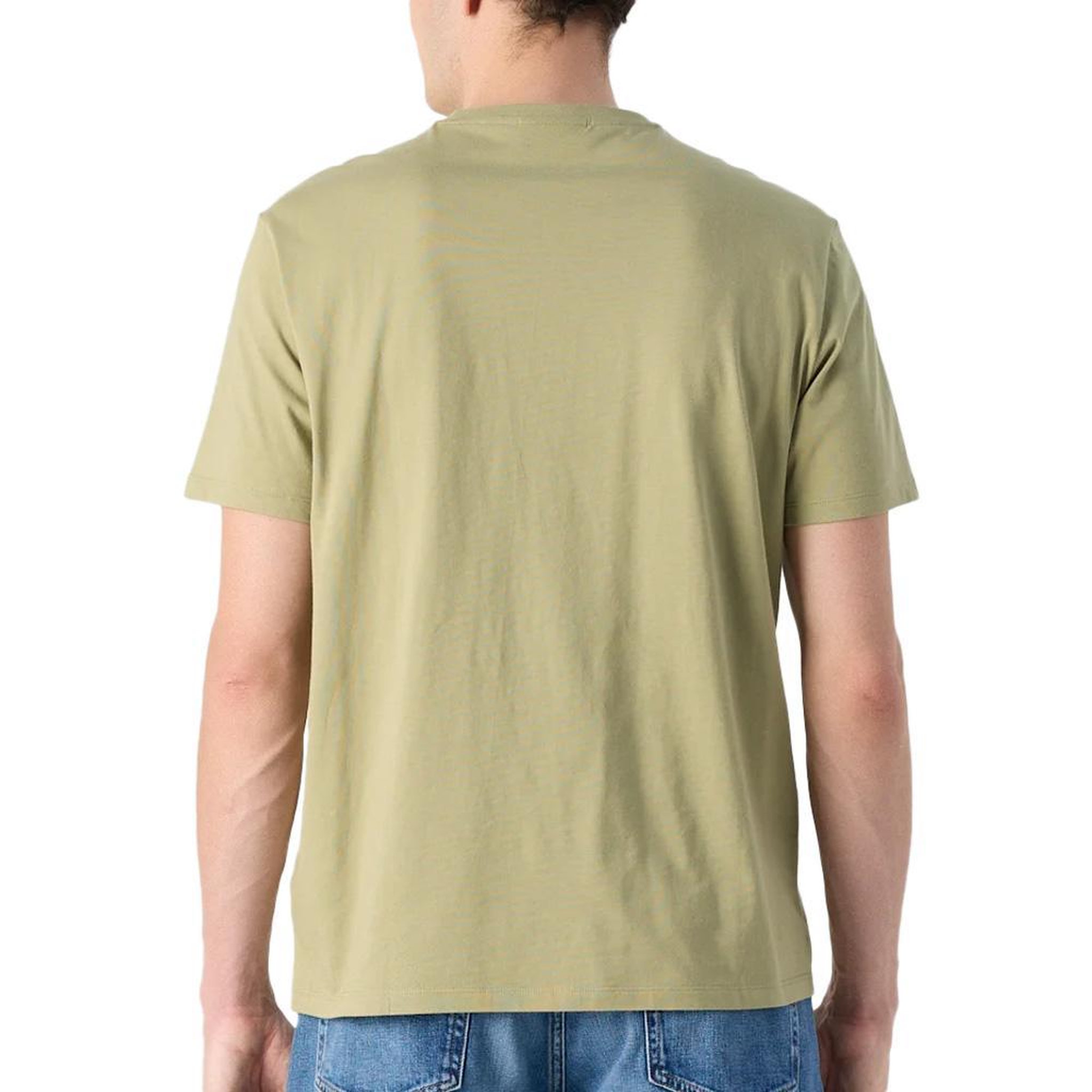 Voir la diapositive 2 : CALVIN KLEIN JEANS T-Shirt Vert Homme Calvin Klein Jeans Badge 30s