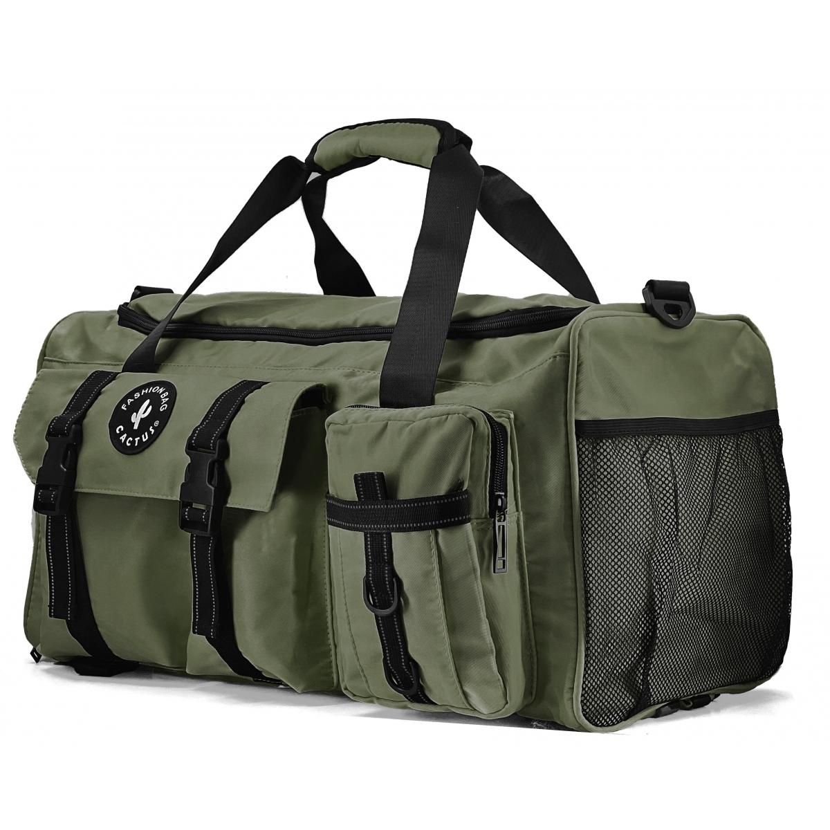 Cactus Sac de voyage week-end et sport 37L 2en1 porté dos sans roulettes