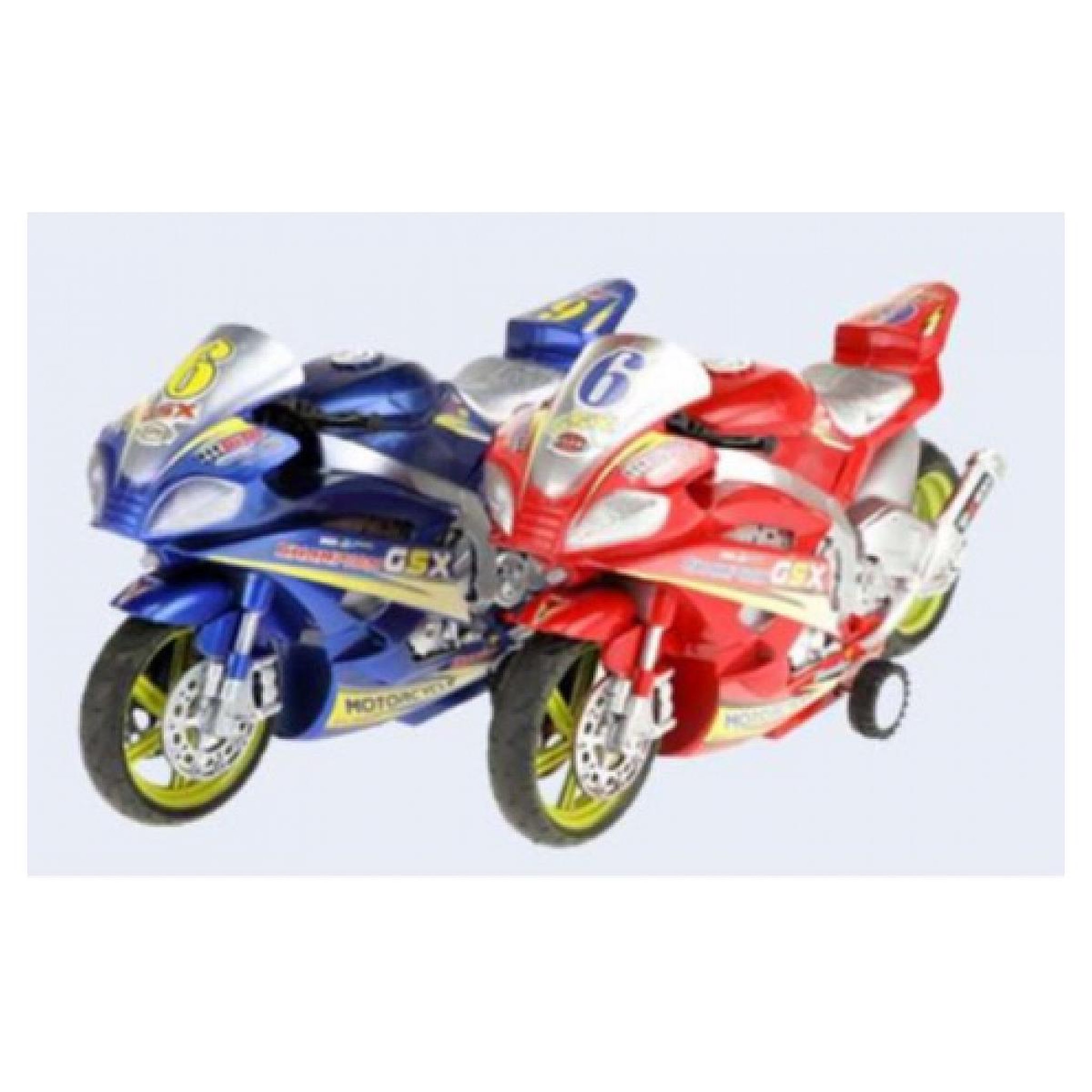 Voir la diapositive 2 : Toi Toys Moto de course friction 30 cm asst