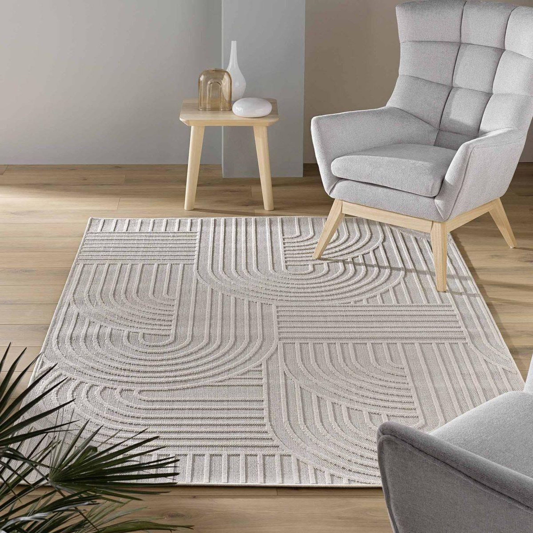 Voir la diapositive 4 : Douceur d'Intérieur Tapis déco tissé  ezio  160x230cm naturel