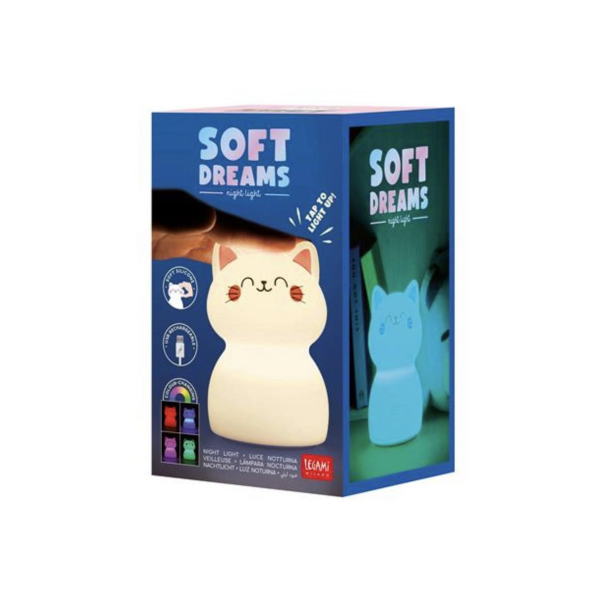 LEGAMI veilleuse doux reves rechargeable chat