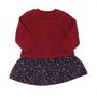 Voir la diapositive 2 : ELLE EST OU LA MER Robe Marine/Fuchsia à fleurs Fille EOM Emini
