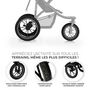Voir la diapositive 4 : KINDERKRAFT Poussette 3 roues tout-terrain Helsi 2