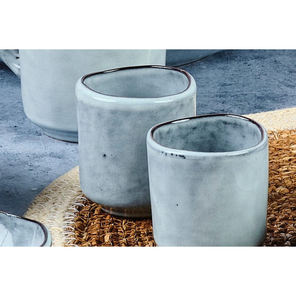 BJORN Tasse CLOUD 12cl - 6 pièces - Gris orage