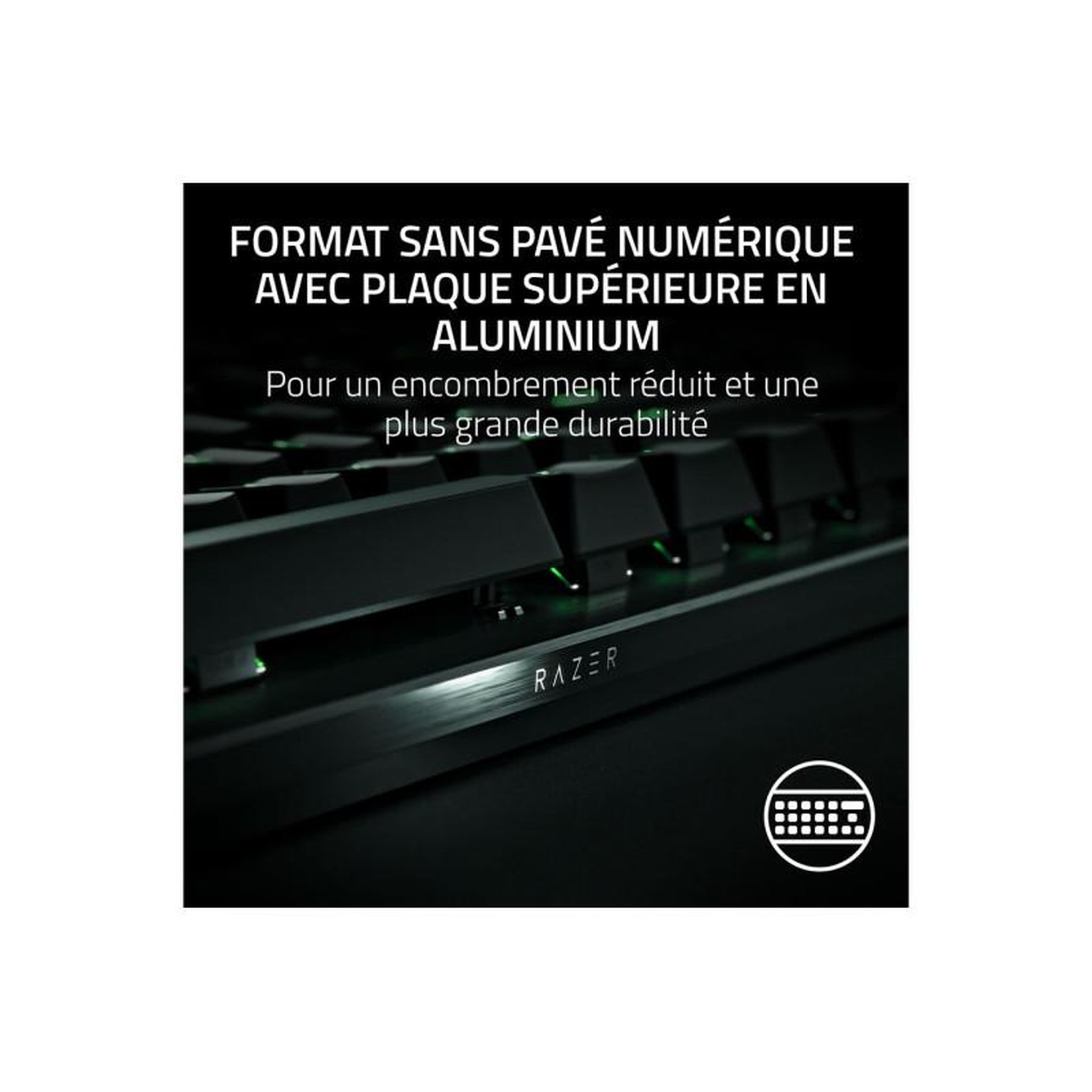 Voir la diapositive 6 : Razer Clavier gamer Huntsman V3 Pro Tenkeyless Noir