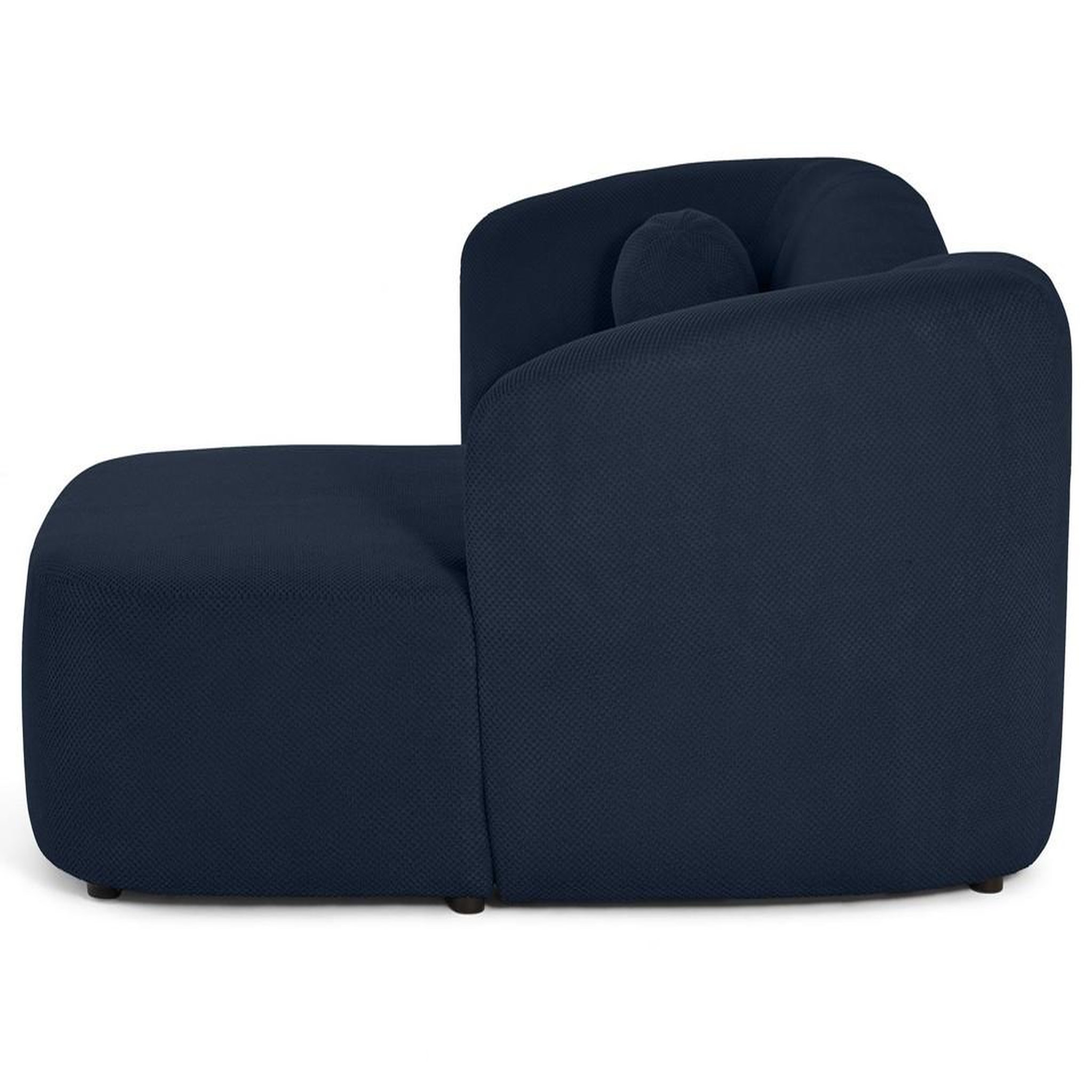 Voir la diapositive 4 : LISA DESIGN Charles - canapé d'angle droit 4 places en velours texturé