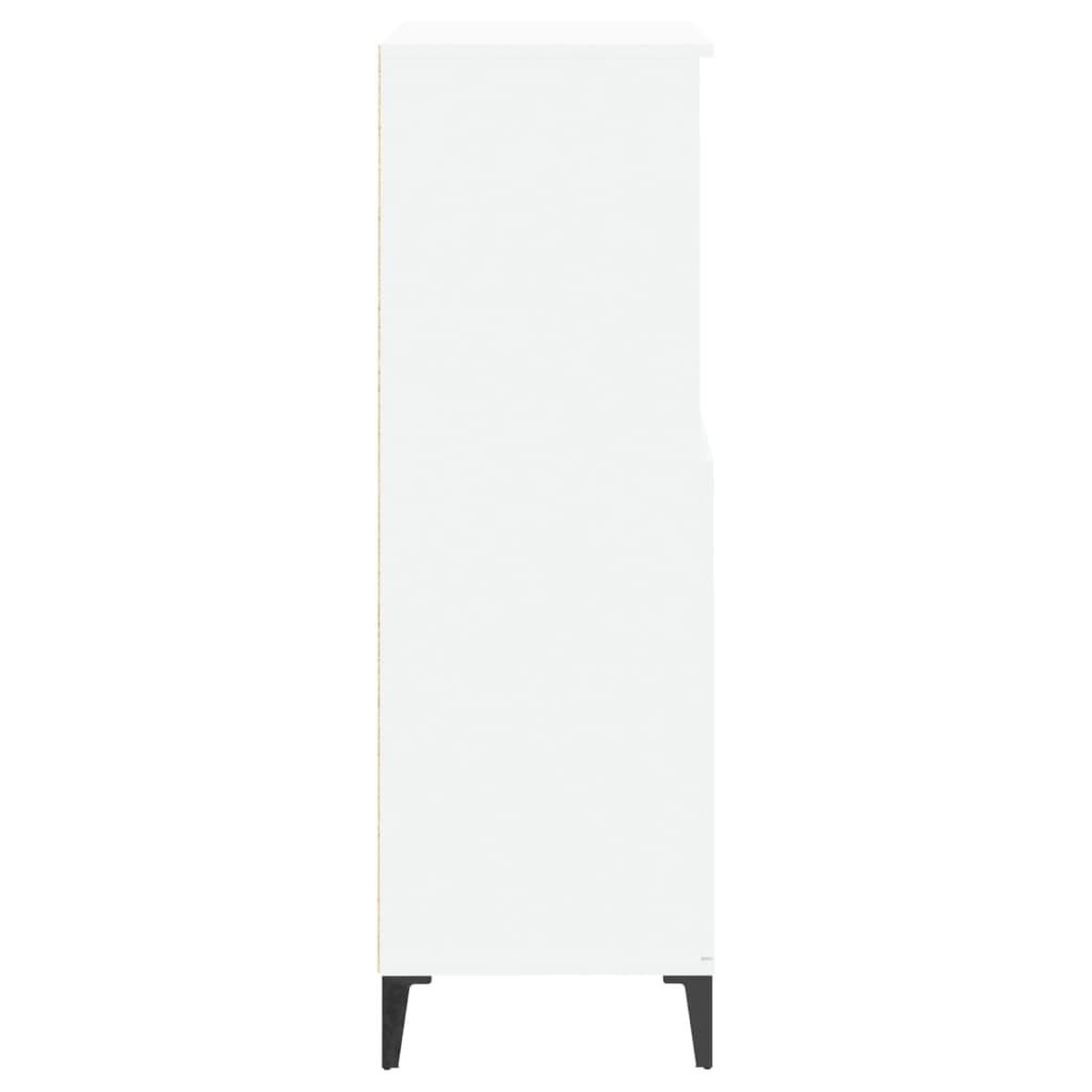 Voir la diapositive 5 : VIDAXL Buffet haut Blanc 60x36x110 cm Bois d'ingenierie