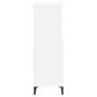 Voir la diapositive 5 : VIDAXL Buffet haut Blanc 60x36x110 cm Bois d'ingenierie