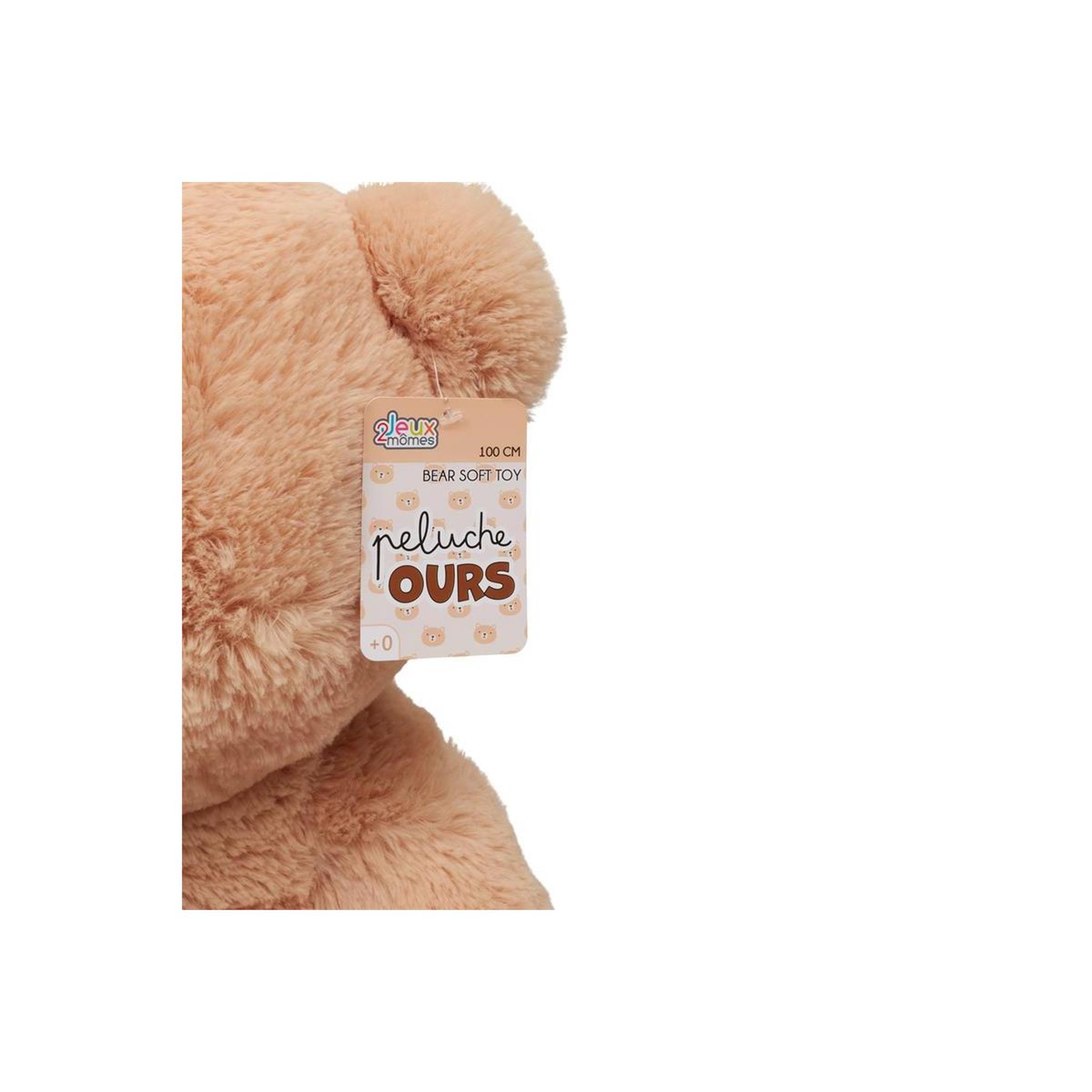 Voir la diapositive 6 : Jeux 2 momes Peluche géante  ours  100cm beige