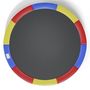 Voir la diapositive 5 : JUMP4FUN Coussin de protection des ressorts pour trampoline 12FT-366cm - Multicolore
