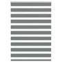 Voir la diapositive 1 : VIDAXL Store zebre gris fonce largeur du tissu 100,9 cm polyester