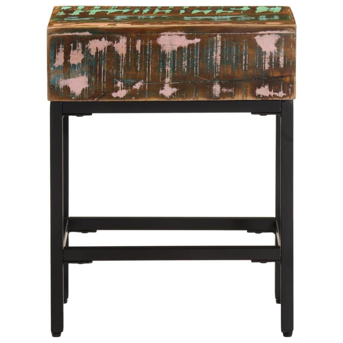VIDAXL Table d'appoint 40x30x51 cm Bois massif de recuperation