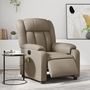 Voir la diapositive 1 : VIDAXL Fauteuil de massage inclinable electrique cappuccino similicuir