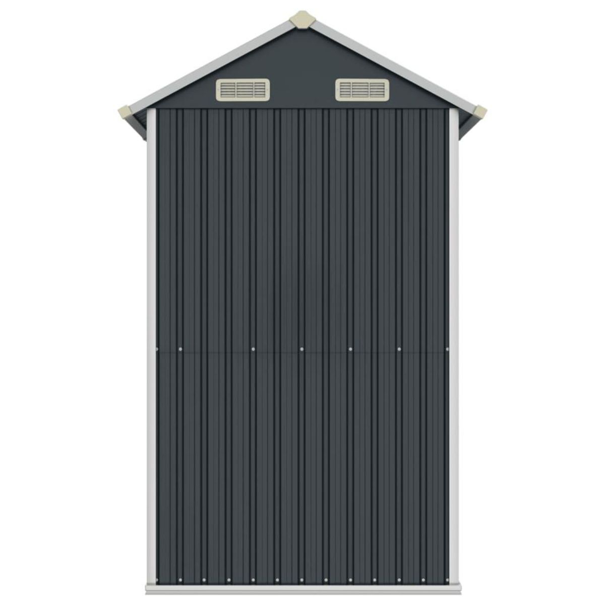 VIDAXL Abri de jardin anthracite 192x152,5x237 cm acier galvanise