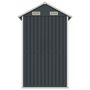 Voir la diapositive 5 : VIDAXL Abri de jardin anthracite 192x152,5x237 cm acier galvanise