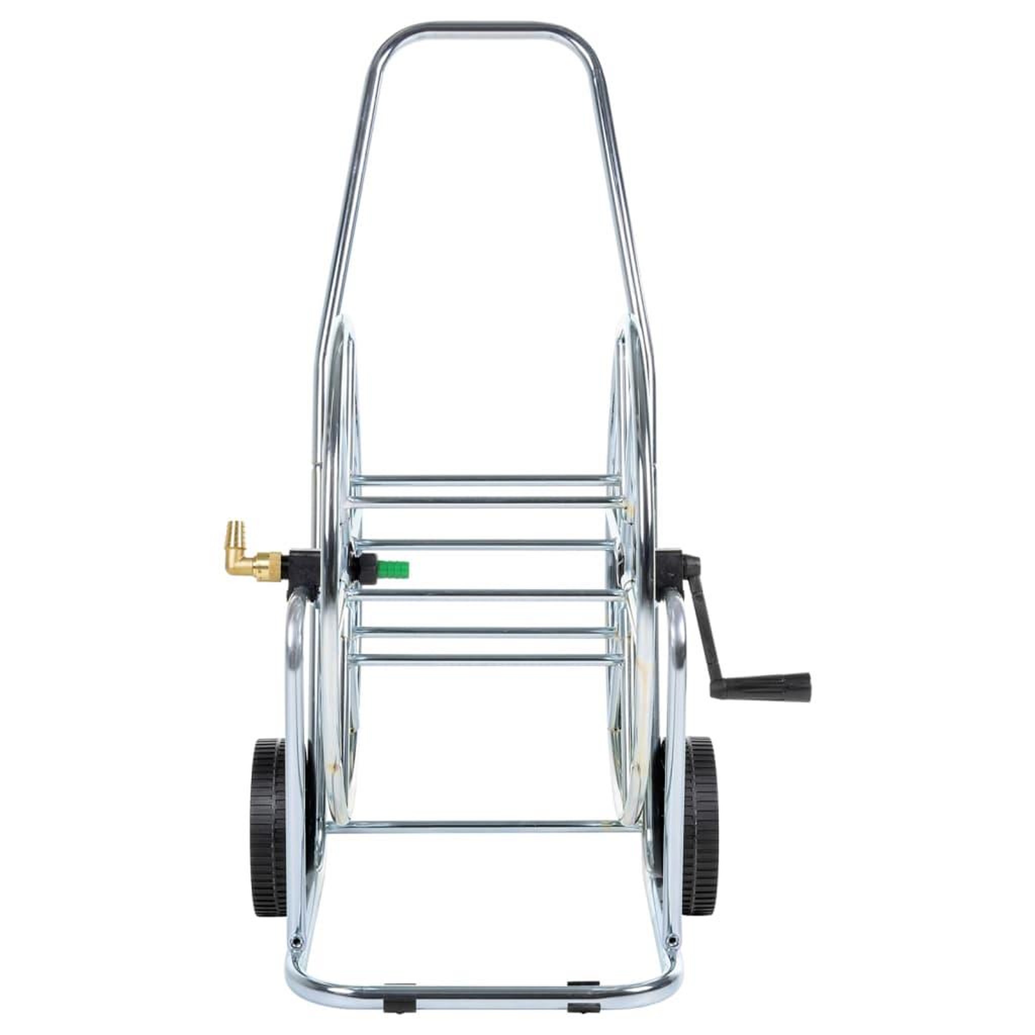 Voir la diapositive 3 : VIDAXL Chariot d'enrouleur pour tuyau de 80 m 3/4  acier