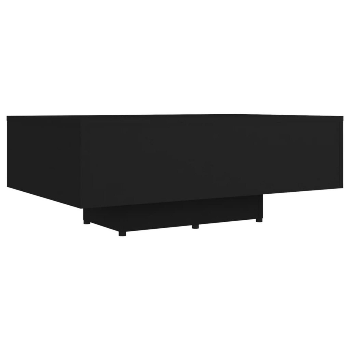 VIDAXL Table basse Noir 85x55x31 cm Bois d'ingenierie