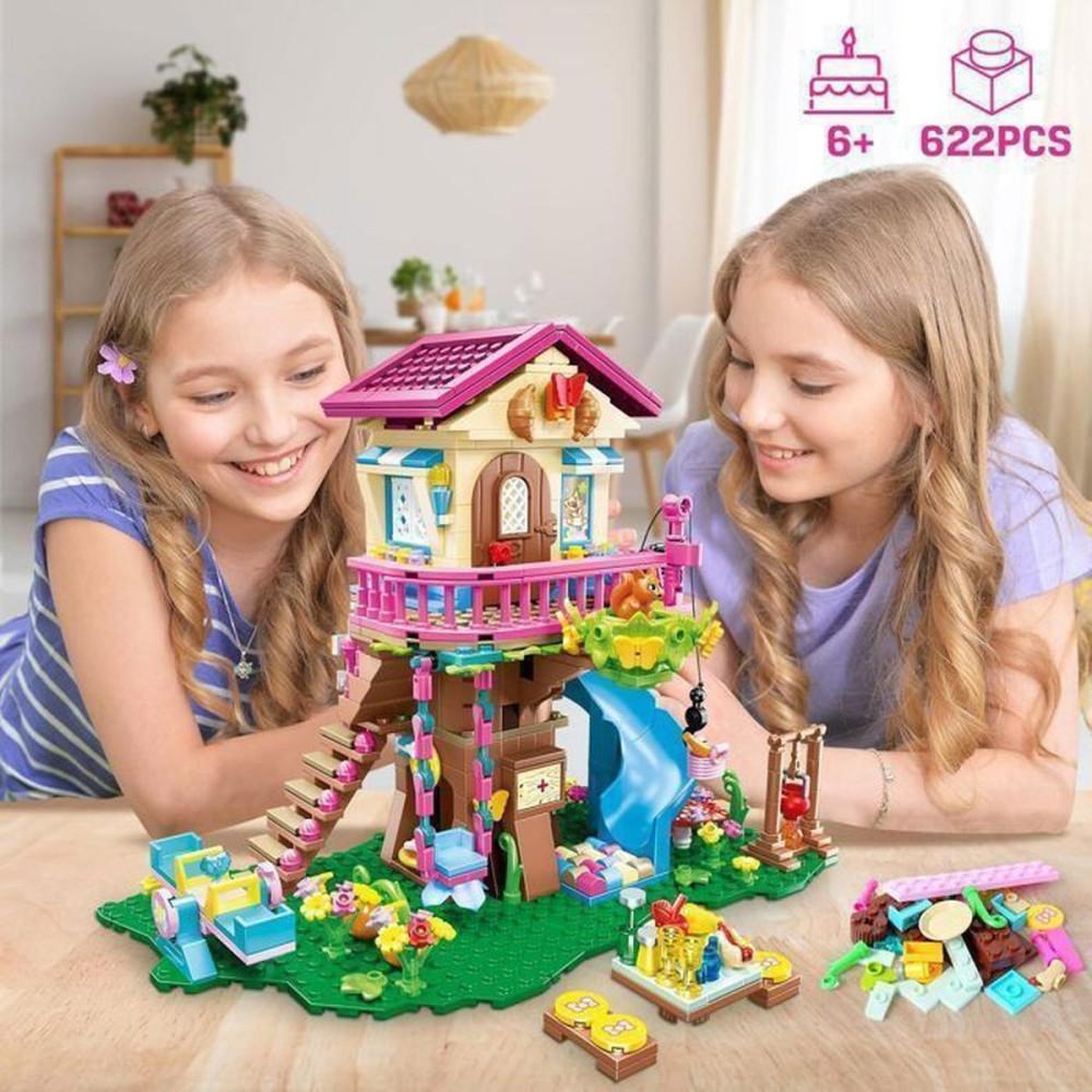 Voir la diapositive 3 : Jeu de construction robot 25 en 1 de 577 pièces avec éclairage LED