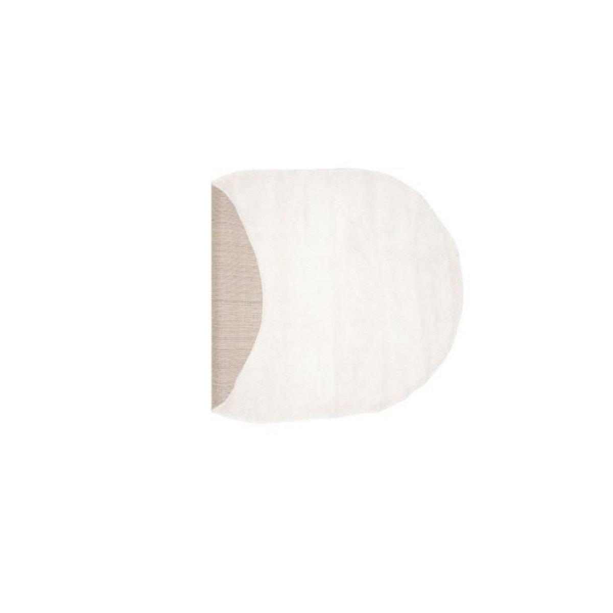 Paris Prix Tapis Déco Ovale  Walter  240x340cm Blanc