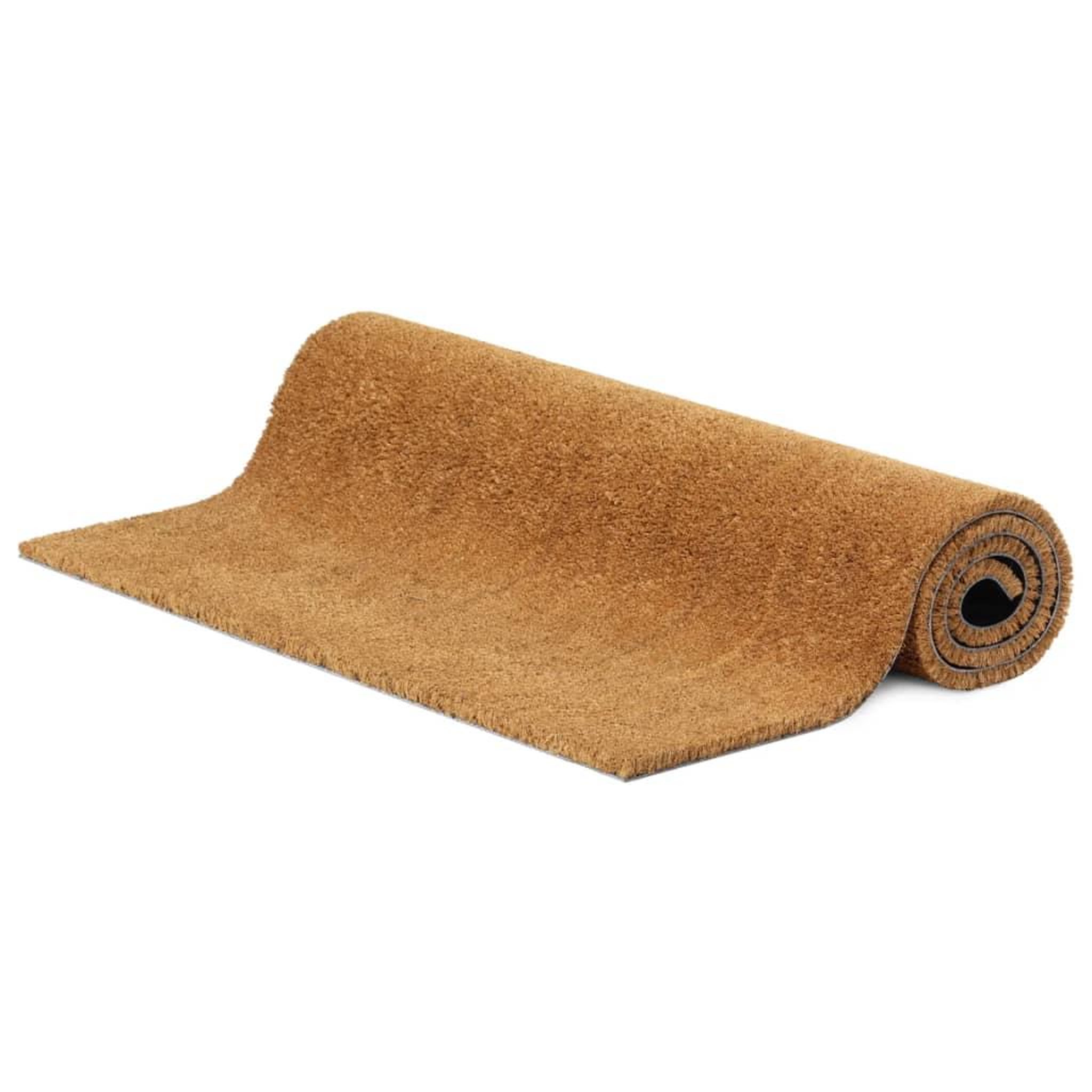 Voir la diapositive 3 : VIDAXL Tapis de porte naturel 90x150 cm fibre de coco touffete