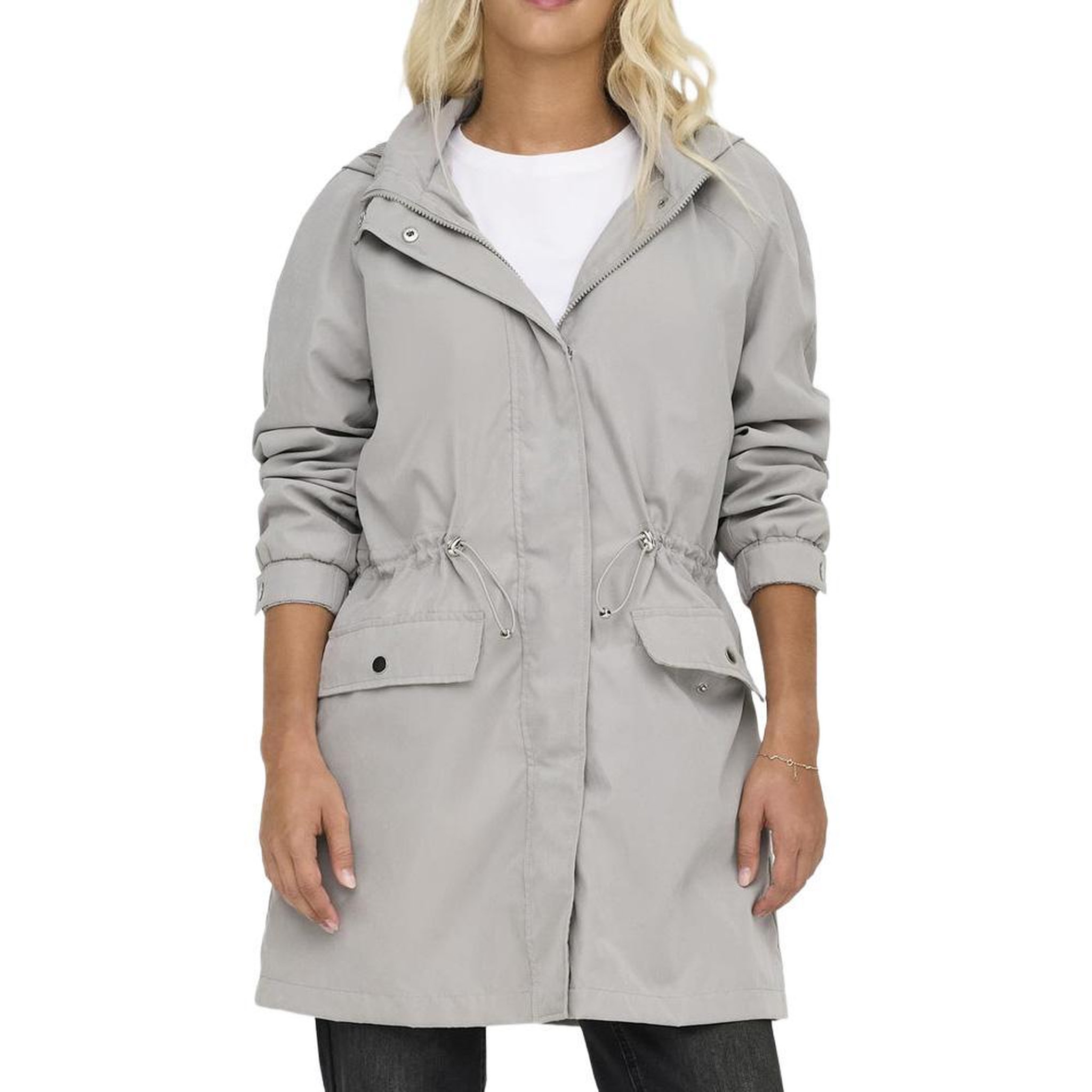 Only Parka Gris Femme Only Hazen. Coloris disponibles : Gris