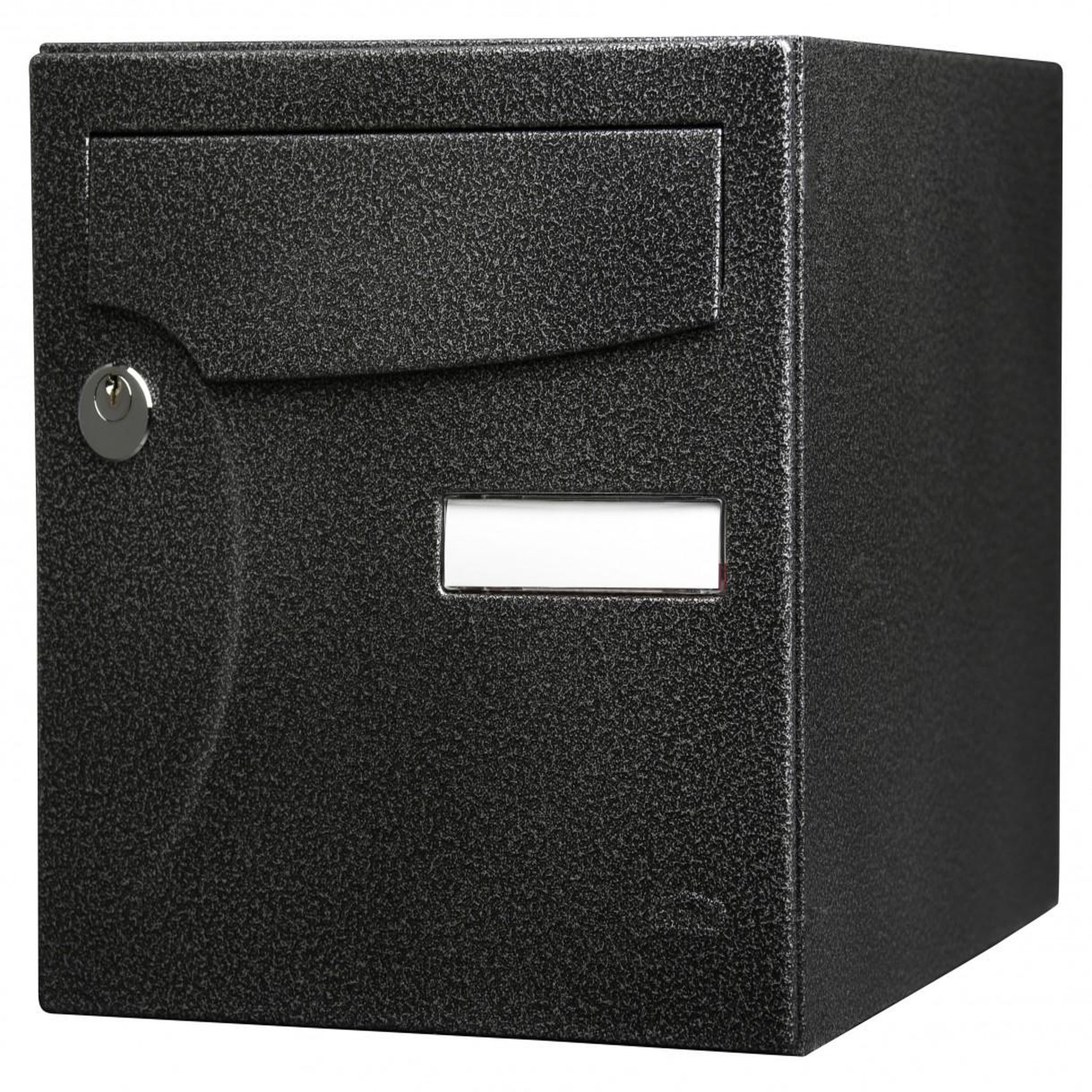 RENZ Boîte aux lettres normalisée 1 porte extérieur RENZ acier noir brillant