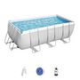 Voir la diapositive 3 : CONCEPT USINE Piscine hors sol rectangulaire 4,12 x 2,01 x 1,22 m HAWI