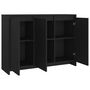 Voir la diapositive 5 : VIDAXL Buffet Noir 102x33x75 cm Bois d'ingenierie