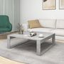 Voir la diapositive 3 : VIDAXL Table basse Gris béton 100x100x35 cm Bois d ingénierie