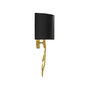 Voir la diapositive 2 : Paris Prix Applique Murale Design  Rich  50cm Noir & Or