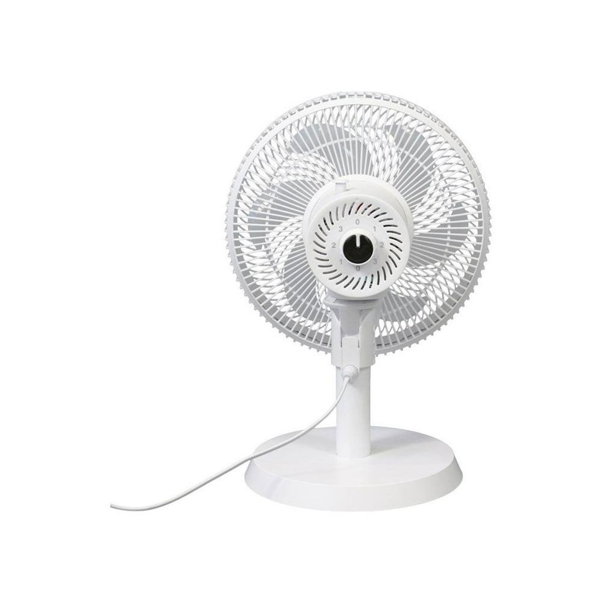 OCEANIC Ventilateur de table OCEANIC - 35W - Diametre 30,5 cm - 3 vitesses - Oscillant - Blanc